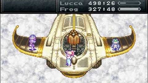 Chrono Trigger - 21,000 B.C. - Dalton Plus boss battle w/ Lucca, Marle, and Frog