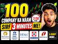 100 Company Ka Naam Bolne Me Kitna Time Lagta Hai?