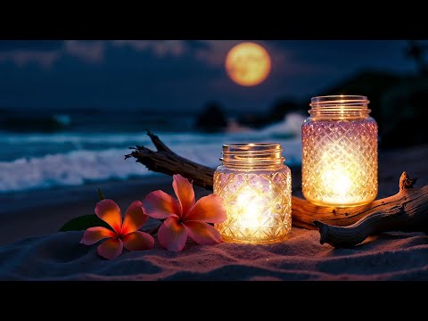 A Romantic Evening with Relaxing Piano and Ocean Waves 🌊 Drift Quickly into Sleep