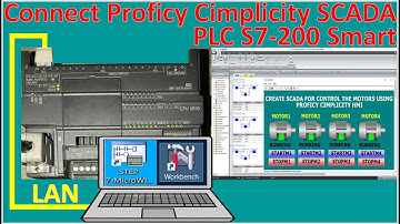PLC S7-200 SMART CONNECT WITH GE SCADA PROFICY CIMPLICITY HMI
