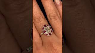 Diamond and Ruby Ring