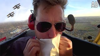 Smith Throws Up In A Stunt Plane!