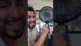 Honest review of cordless mist fan with remote control