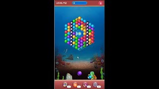 Bubble shooter game shooter bubble sea world level72 complete screenshot 1