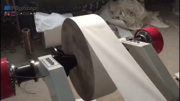 paper slitter machine video