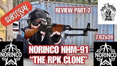 Cover Image for NORINCO NHM91 SEMI AUTO RPK CLONE REVISITED! STEEL EATING MONSTER!