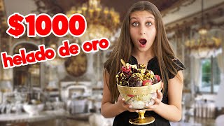 24 horas comiendo la comida más CARA del mundo - Helado de oro y mucho más, Mimi Land