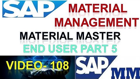 How to Configure End User in Material Management | Material Master in Sap | mm | DK TECHNOLOGIES