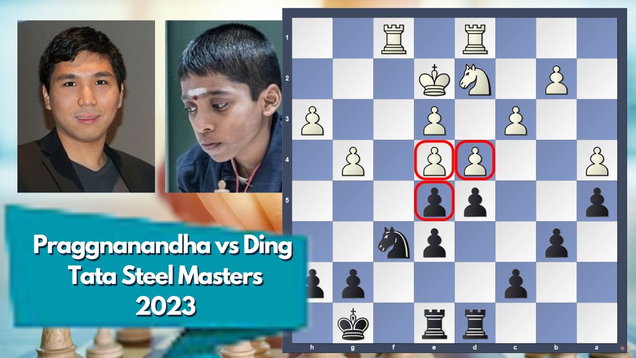 Ding Liren vs Praggnanandhaa R , Tata Steel Masters 2023 , Tamil Chess  Channel,Praggnanandhaa Chess 