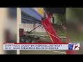 Dump truck crashes into Route 146 overpass