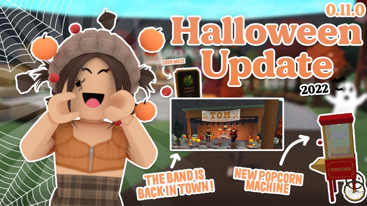 NEW Bloxburg Halloween Update 0.11.0 (NEW HALLOWEEN ITEMS AND FOOD