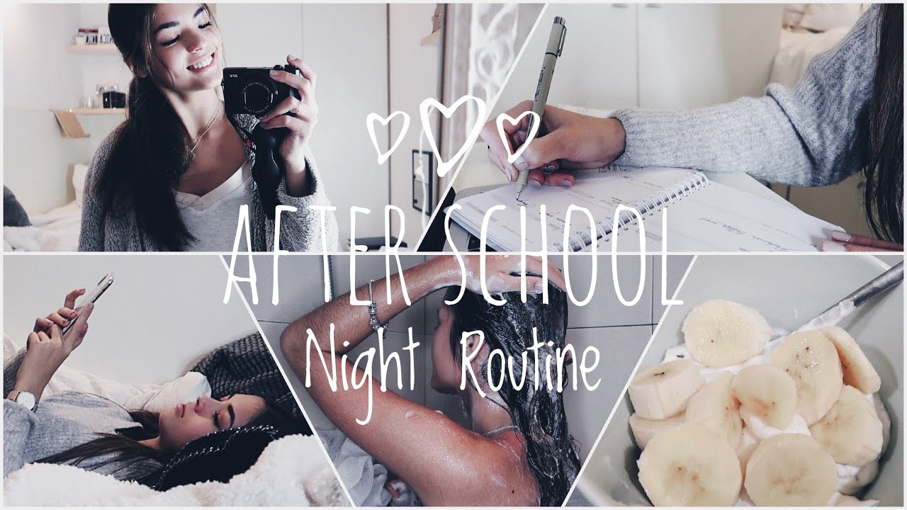 NIGHT ROUTINE después del COLEGIO | Rutina de Noche | @CLAKOVI
