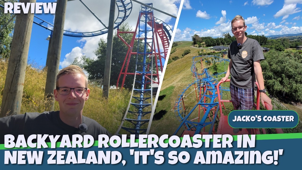 BACKYARD Rollercoaster In New-Zealand | Jacko's Coaster - Trevor Jackson 2025