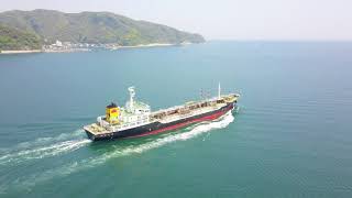 【ドローン空撮】内航タンカー ほだか丸 境港出港 美保関 東幸海運株式会社 Mavic Pro 4K撮影