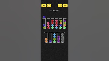 Ball Sort - Color Puzzle Game - Level 58 - Walkthrough SOLVED by RobotPlayer AI!!!