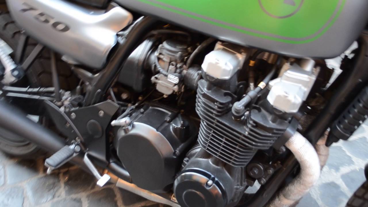 Kawasaki Zr 750 Cafe Rafer Sound Youtube