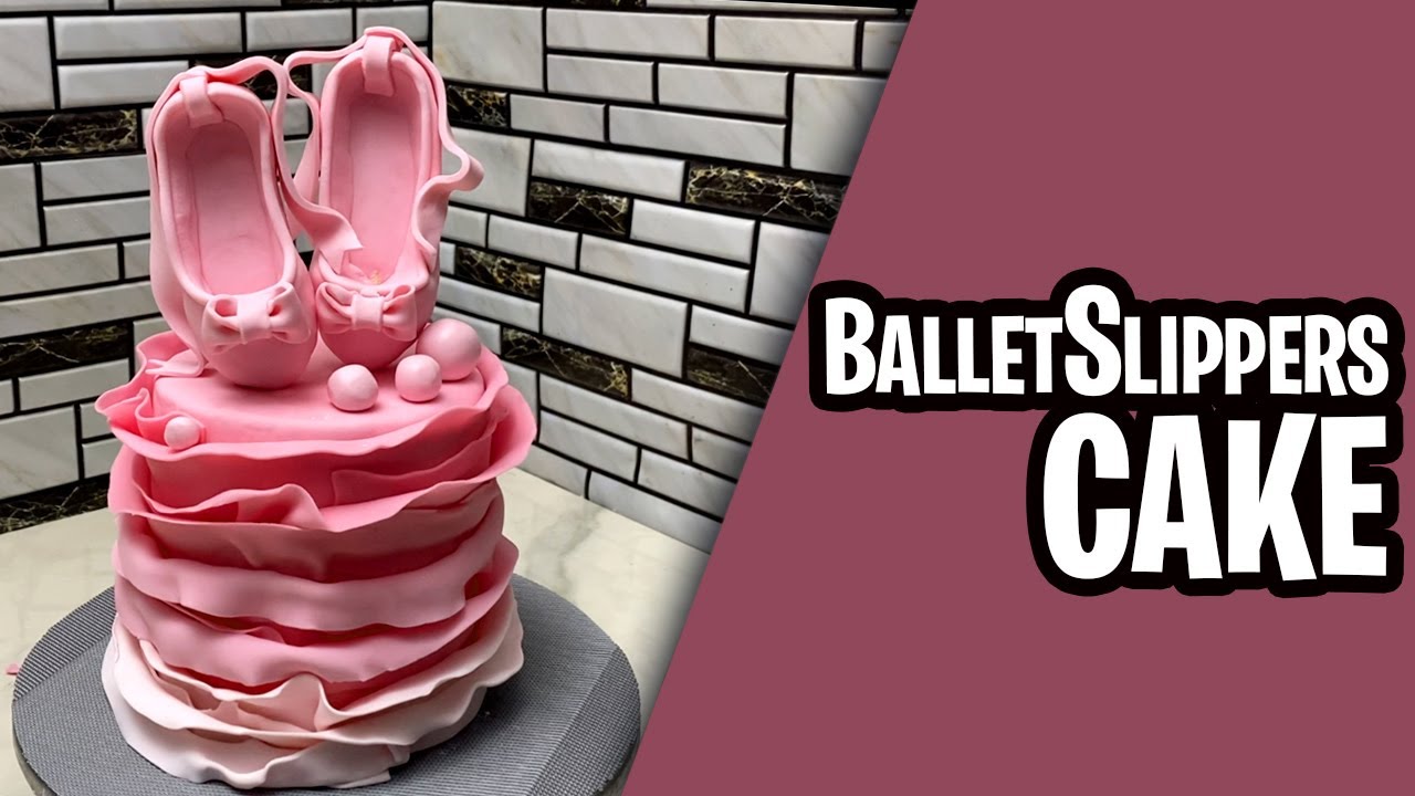 So Easy Ballerina Slippers Cake - Birthday Cake Ideas by Tazela 