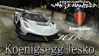 [NFS Most Wanted]Koenigsegg Jesko mod