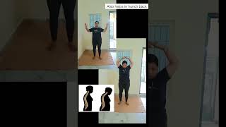 Workout for hunch pain and spondilitis #fitness #yoga #hunchback #shortsfeed #trending #ytshorts