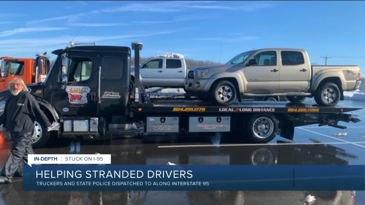 Truckers, state police dispatched to help drivers stranded on I-95 ...