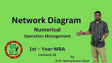 Network Diagram II Operation Management II Lecture-12