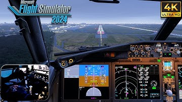 Flight Simulator 2024 FULL REALISTIC FLIGHT | Madeira Takeoff + Düsseldorf Landing | 737 MAX | 4K