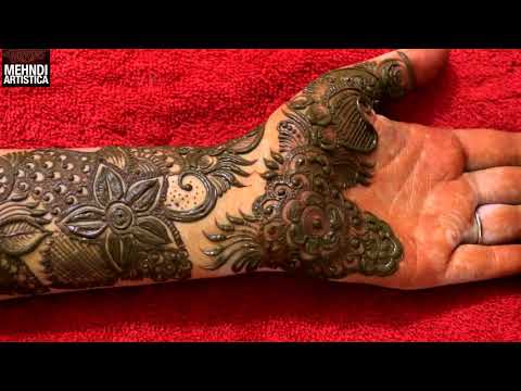 Learn Step by Step Bridal Intricate Henna Mehndi Design For Hand | Full Hand Mehandi Designs 2017
