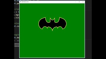Draw Batman Logo In Python Turtle Code