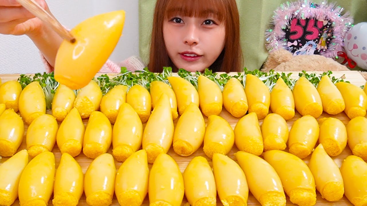 【再アップ】ASMR 子持ちヤリイカ1kg [咀嚼音/大食い]