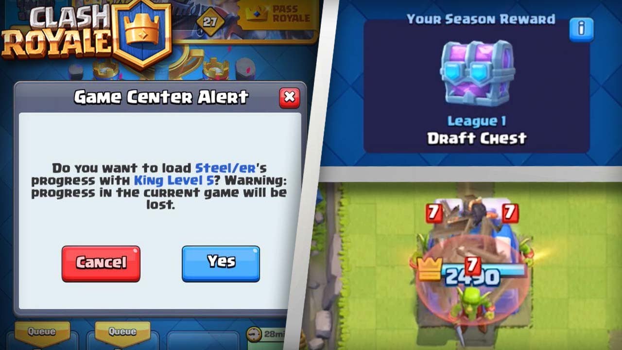 link device clash royale game center link device clash royale game center