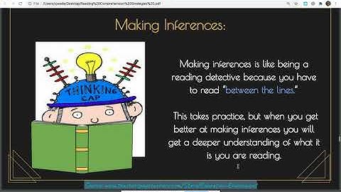 Reading Comprehension Strategies Part 2