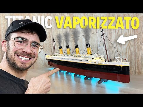 HO ILLUMINATO E VAPORIZZATO IL TITANIC LEGO