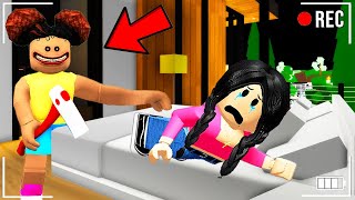 The SCARIEST SLEEPOVER of my life in Roblox Brookhaven!