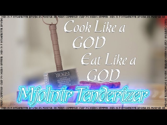 Marvel Thor Mjolnir Hammer Meat Tenderizer - Tenderize Your Meat with The  Power of A God - Great Fathers Day Avengers Gift