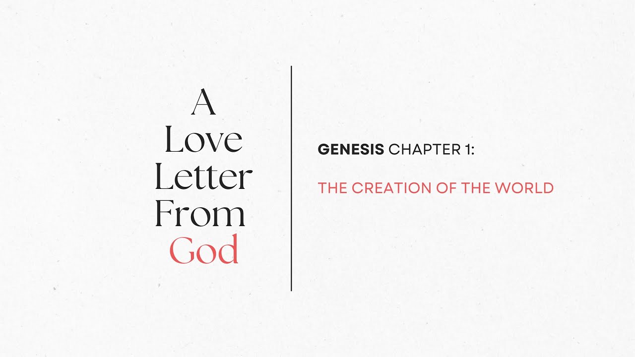 Genesis Chapter 1: The Creation of the World - YouTube