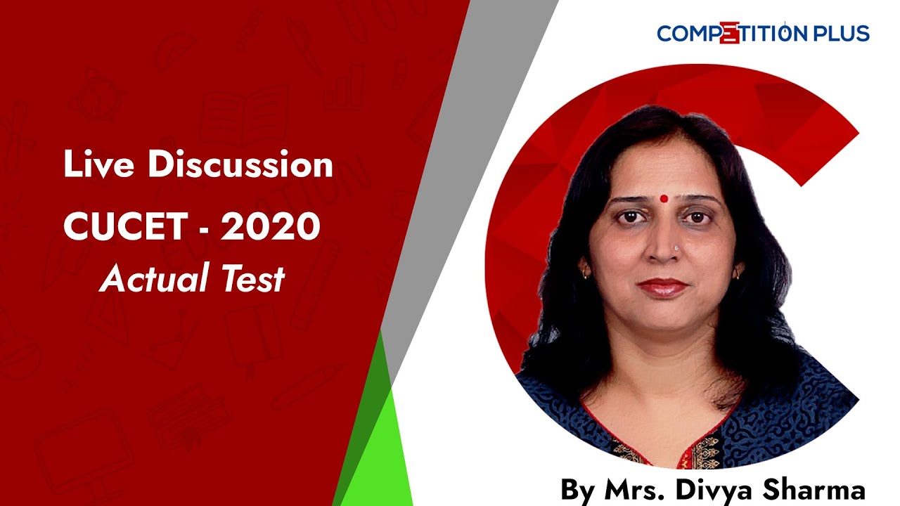 Competition Plus | CUCET Actual Test | English | Live Discussion