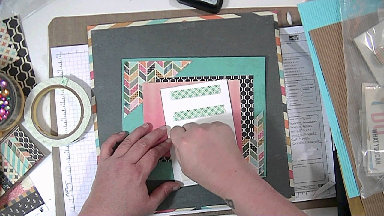 Scrapbooking Process Video To Be Continued... YouTube