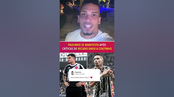 Paulinho se manifesta após ser criticado em vídeo de 'boas-vindas' de Coutinho no Vasco 😬🐓💢 #shorts
