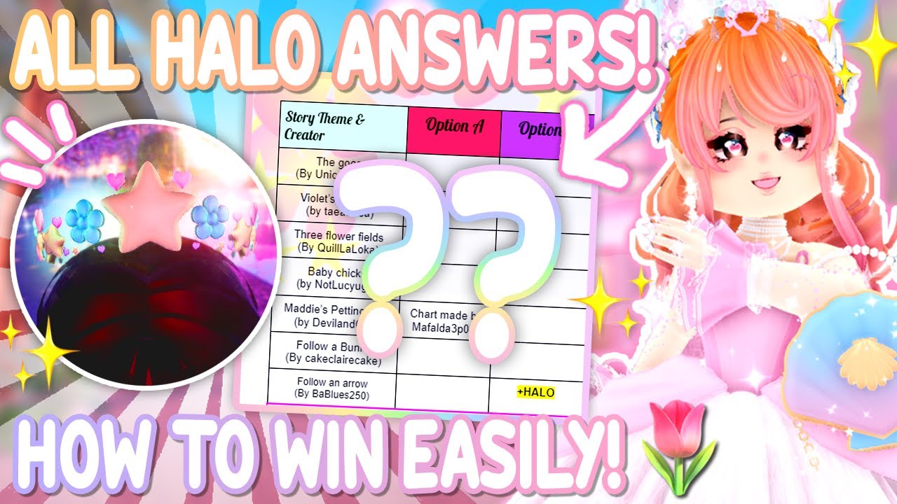 All Roblox Royale High Spring Halo Answers (2023)