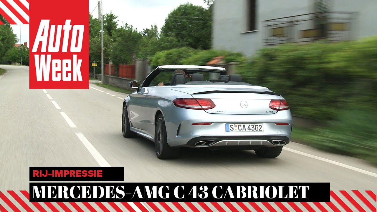 autoweek nascar Mercedes-AMG C 43 Convertible - AutoWeek review - English Subtitled