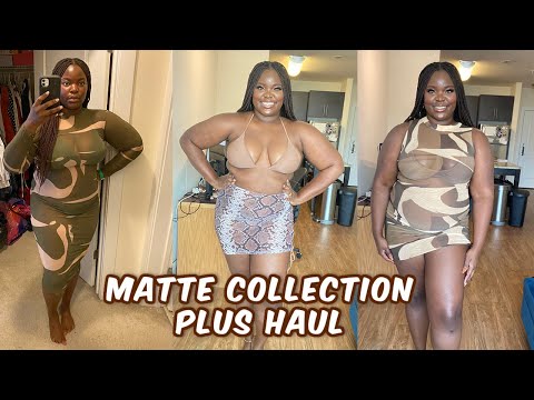 Matte Collection Plus Size Swim Haul 2021 | Try On |  Le Beat