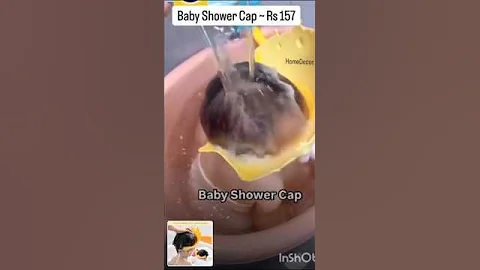 Tired of Shampoo Getting in Your Baby’s Eyes? Meet the Baby Shower Cap!#Shorts