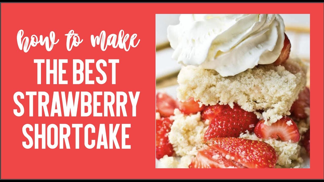 Amish Strawberry Shortcake The Best Shortcake Recipe With Streusel