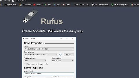 Create bootable USB drives for Linux Mint 19.3