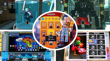Character Customizer Evolution in LEGO Videogames (2007 - 2025)