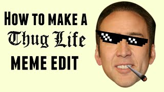 How to make a Thug Life Meme Edit in iMovie! screenshot 3