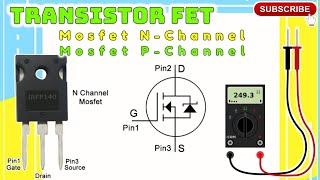 Cara Mudah Mengukur Transistor Mosfet Menggunakan Multitester Digital.