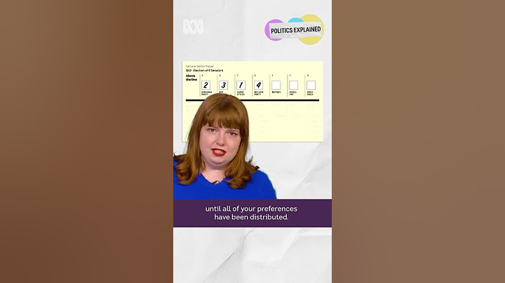 Preferential voting in the Senate | Politics Explained (Easily) | ABC News