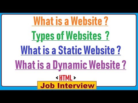 16. What is a Website & Types of Websites  with  Definition ?