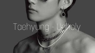 Unholy — Taehyung // Ai cover \\\\ original by Sam Smith.